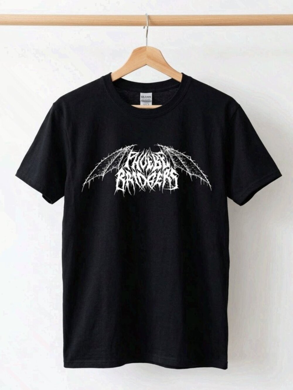 Phoebe Bridgers Metal Logo Black Unisex Graphic T-Shirt Reprint